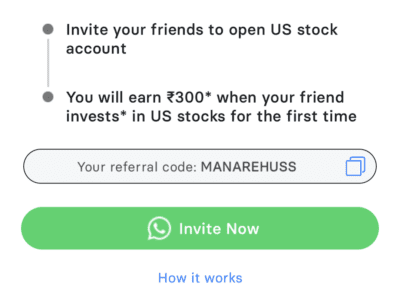 Indmoney Referral code 