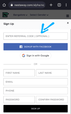 Apply Nestaway referral code 