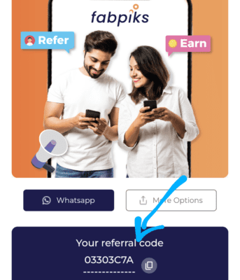 Fabpiks Referral code 