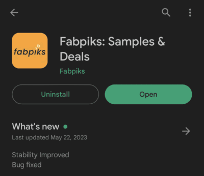 Download Fabpiks app 
