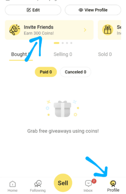 FreeUp Invite code is "3cS2R". Get 300 coins + Refer & Earn 7 Freeup Refer and Earn