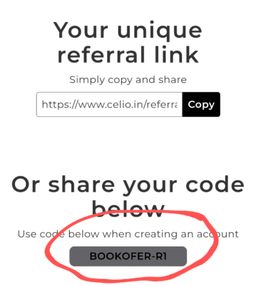 Celio Referral code 