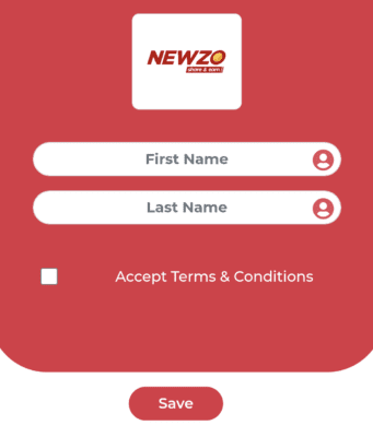 Accept terms and conditions 