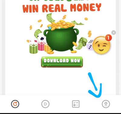 Go Daily Referral code is "SUQ985". Fake stay away 3 Click on Profile option