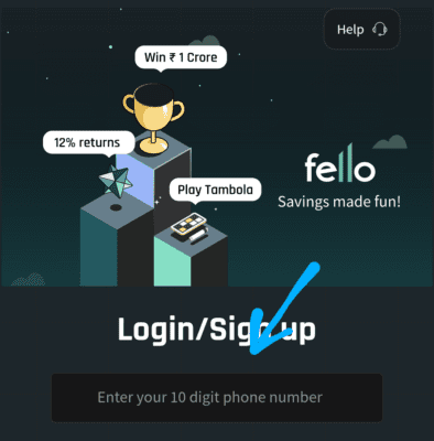 Enter 10 Digit Mobile number 