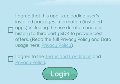 Agree To Terms and Conditions 