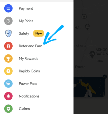 Rapido Refer and Earn