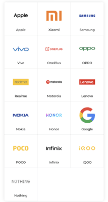 Cashify Referral Code is "CKYAPGFO". Get ₹100| Refer & Earn 6 Select the Brand of Your Mobile