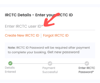 Trainman referral code is book4. Get ₹100 + Refer & Earn 6 Enter IRCTC USERNAME