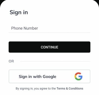 Enter Your Phone Number 