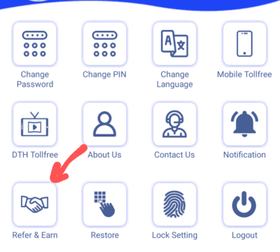 mobile recharge commission app Refer and Earn