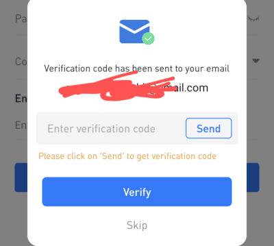 Verify your Email