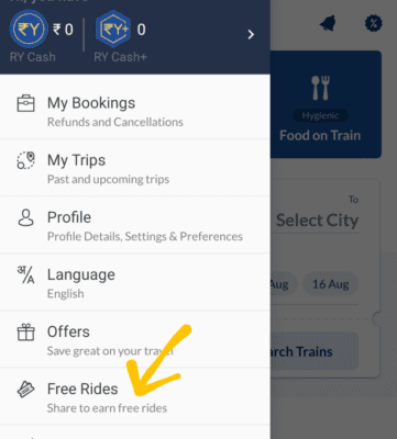 Railyatri Refer and Earn