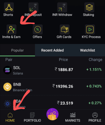 Sun Crypto Refer and Earn 