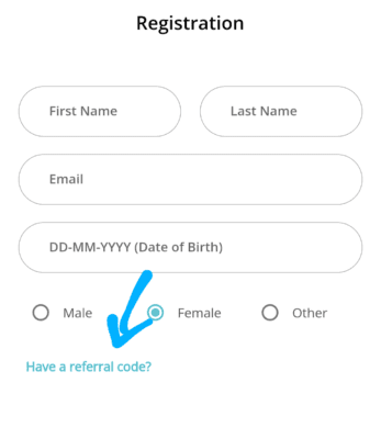 Enter Polo Referral Code