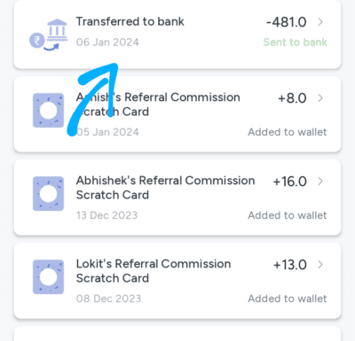Gromo Referral code is "XKMZ8296". Refer & Earn 5% 7 Payment Proof from Gromo