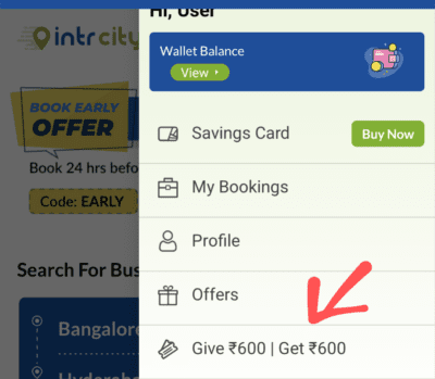 Intrcity Referral and Earn