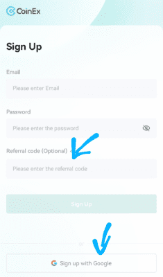 coinex referral code is "74h6s". Refer & Earn upto 40% 3 Enter Coinex Referral code