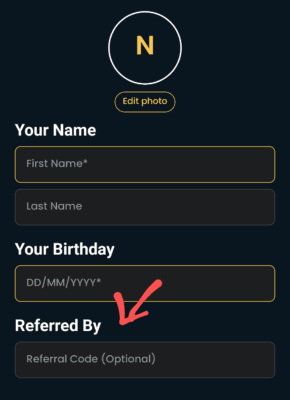 Enter Simplify Money Referral code
