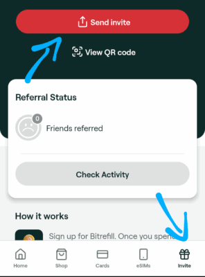 Bitrefill refer and earn