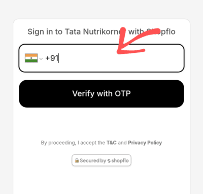 Tata nutrikorner Referral code. Get 15% off 1st order 3 Verify your mobile number with OTP