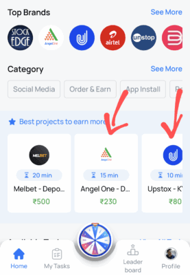 How to earn money in teek task