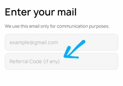 Enter Savesage Referral code 