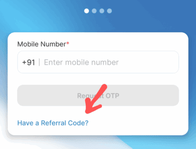Enter Digihaat Referral code